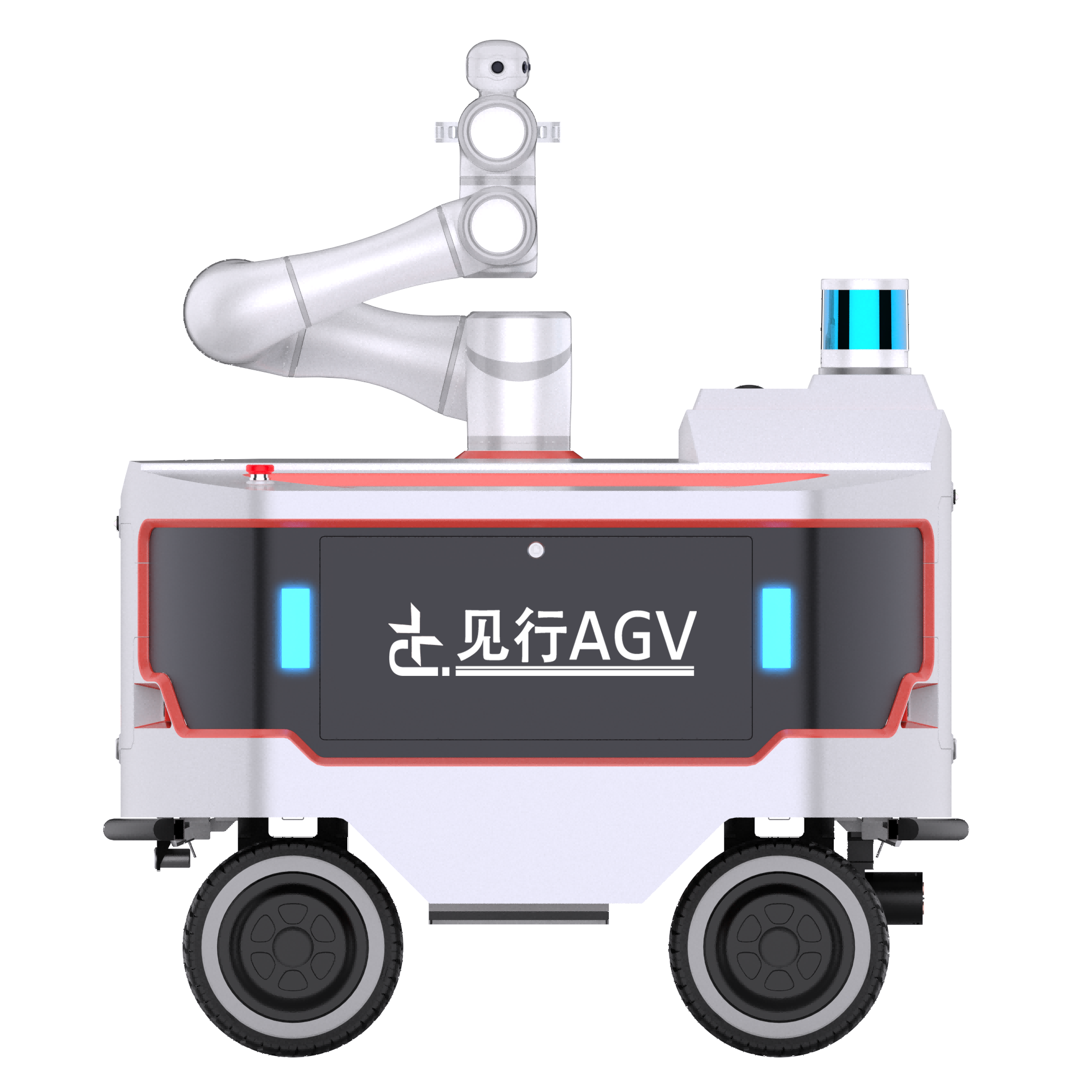 緊急停車AGV：多區(qū)域急停按鈕，響應(yīng)時(shí)間＜1秒